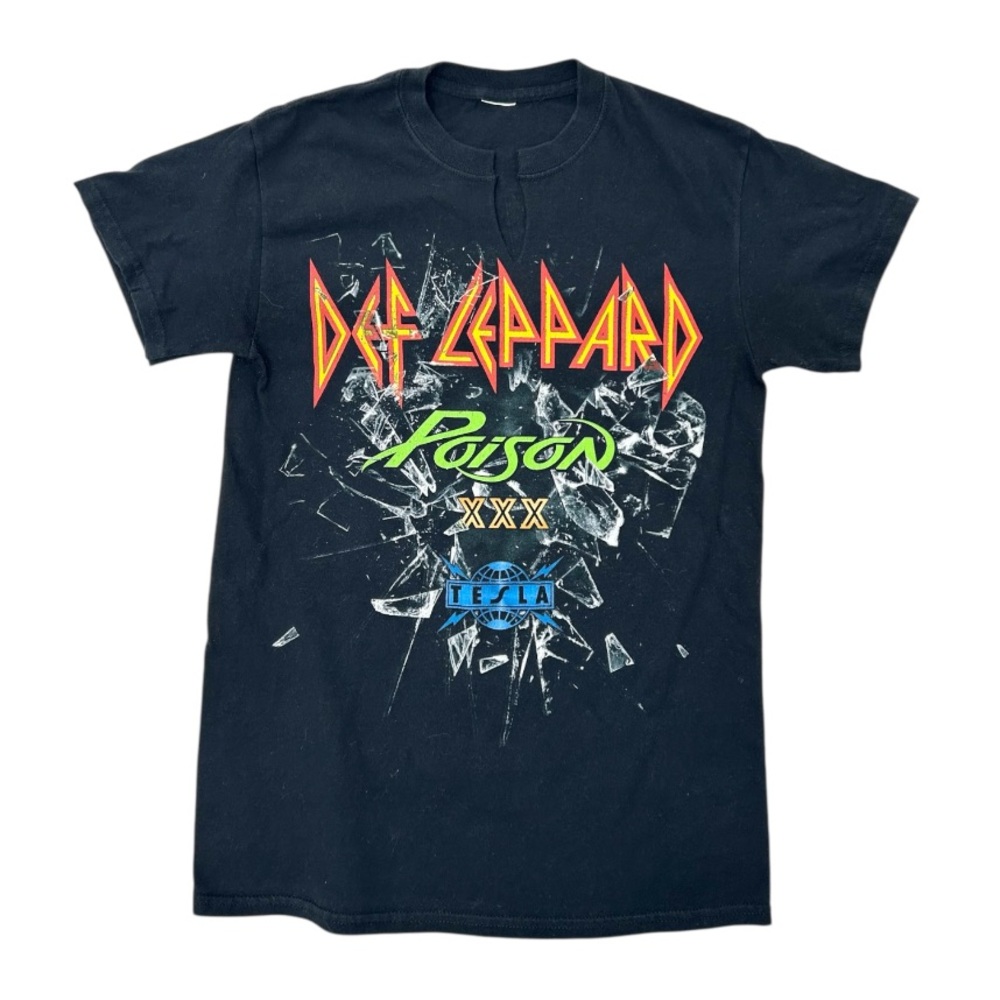 Def Leppard Poison and Tesla 2017 Tour T-Shirt